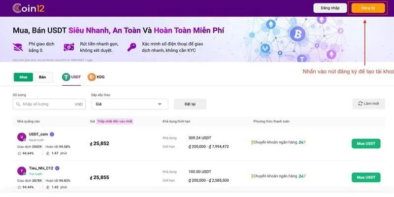Tiện lợi trong giao dịch Tiện lợi trong giao dịch