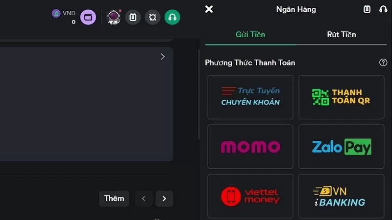 Đa dạng phương thức thanh to&aacute;n l&agrave; điểm mạnh của k&ecirc;nh giải tr&iacute; n&agrave;y